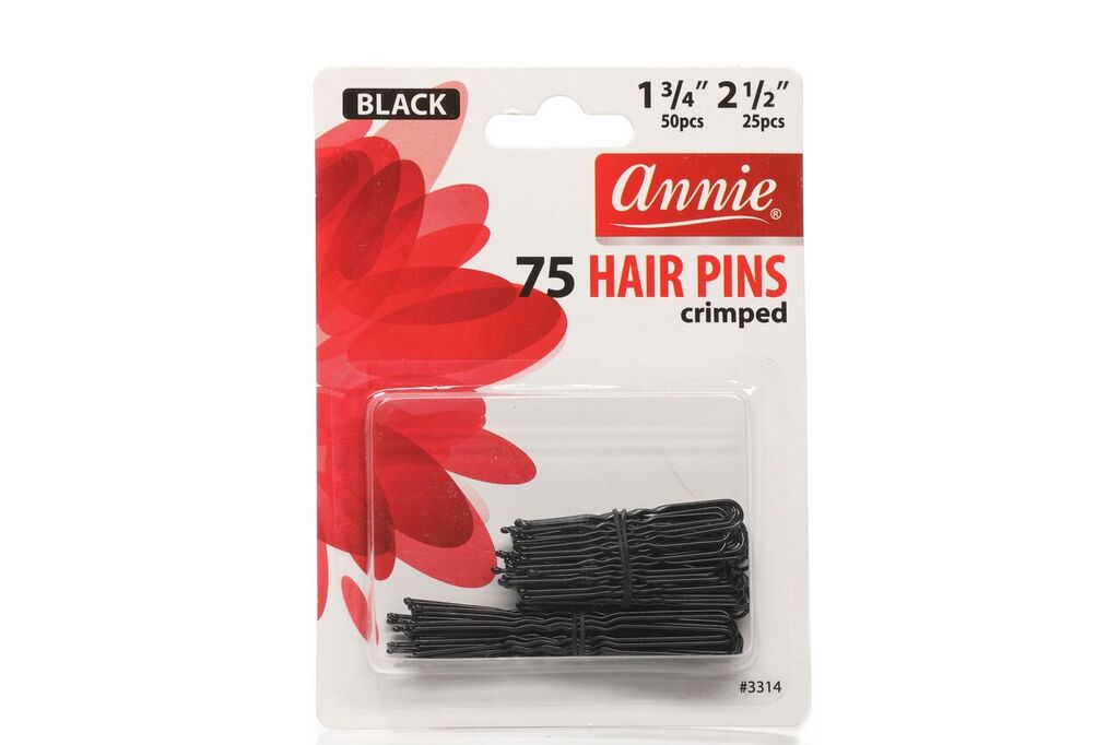 Annie 1 3/4” 2 1/2” 75 HAIR PINS crimped