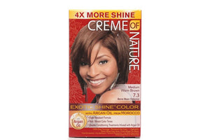 CREME OF NATURE EXOTIC SHINE COLOR Medium Warm Brown