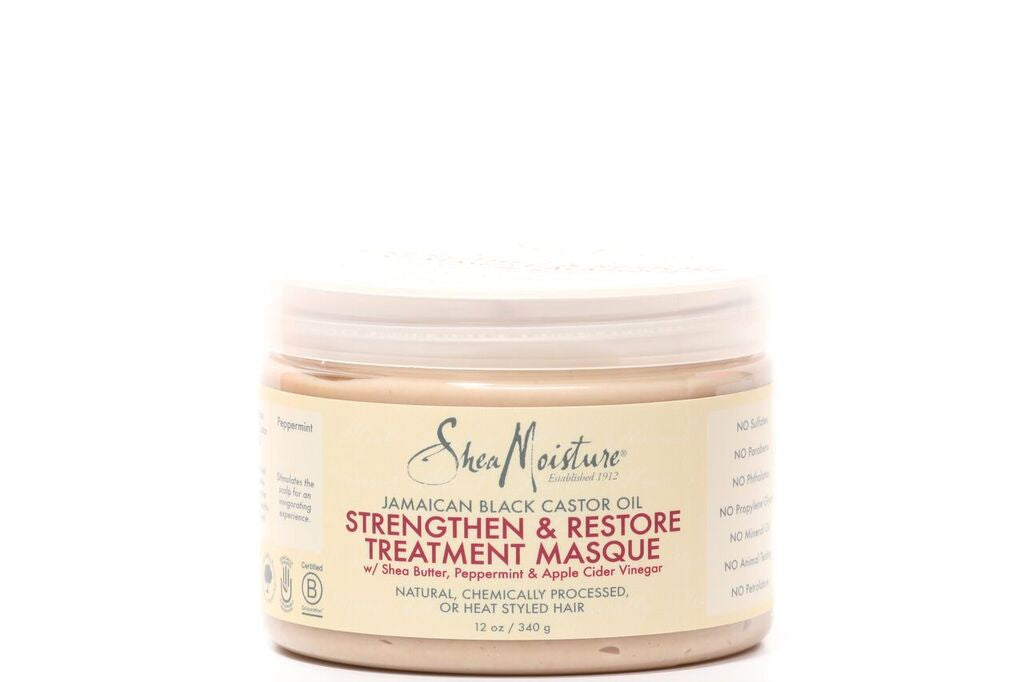 Shea Moisture JAMAICAN BLACK CASTOR OIL STRENGTHEN & RESTORE TREATMENT MASQUE