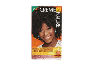 CREME OF NATURE MOISTURE RICH HAIR COLOR JET BLACK