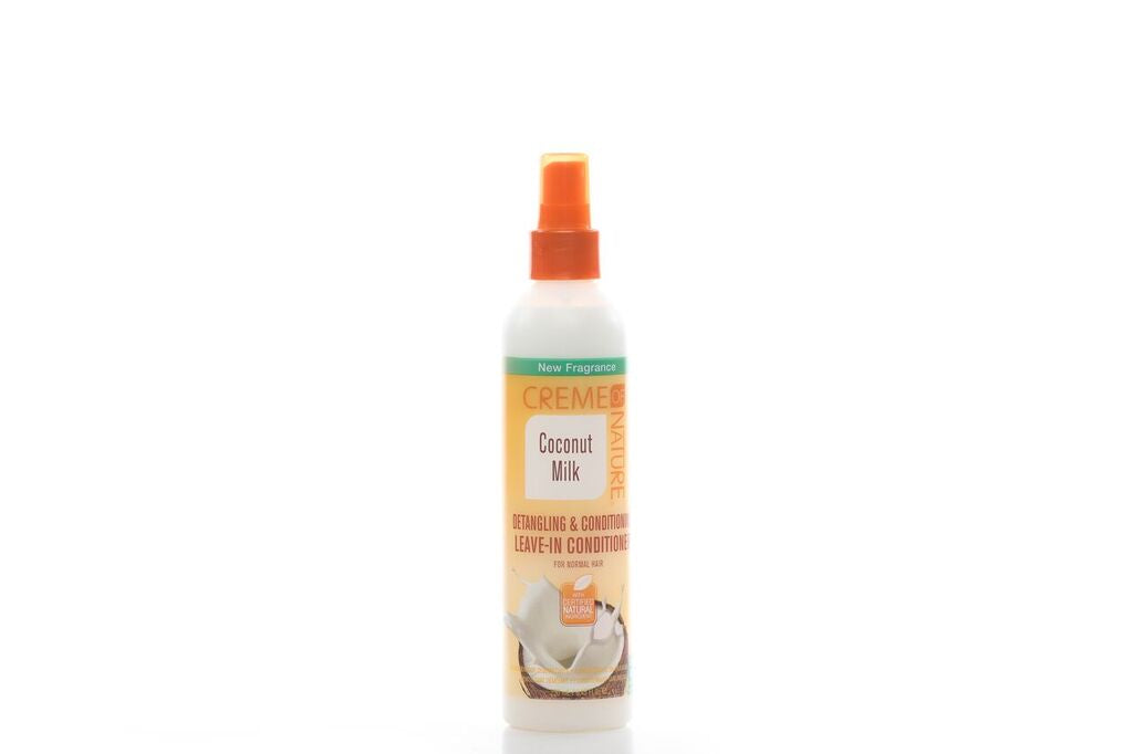 CREME OF NATURE Coconut Milk DETANGLING & CONDITIONING LEAVE-IN CONDITIONER