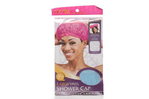 Qfitt LARGE VINYL SHOWER CAP ASSORT