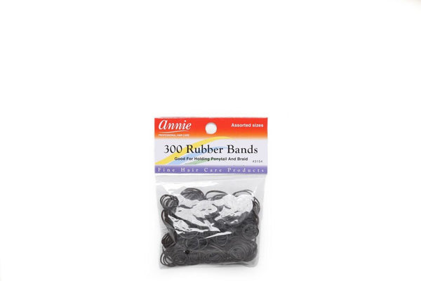 Annie 300 Rubber Bands Assorted sizes – Brilliance Hair Extensions