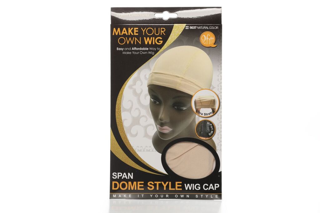 Qfitt MAKE YOUR OWN WIG SPAN DOME STYLE WIG CAP NATURAL COLOR